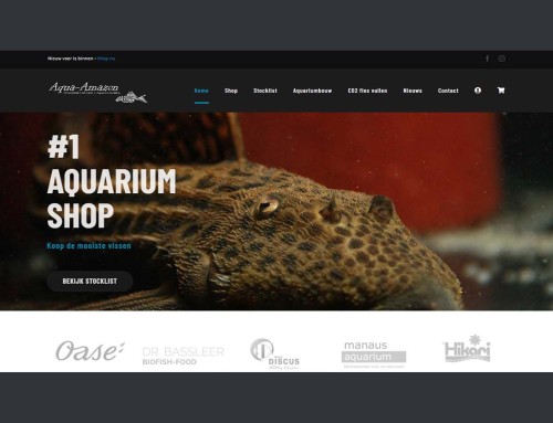 Webshop voor Aqua-Amazon