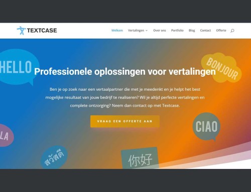 Website voor Textcase